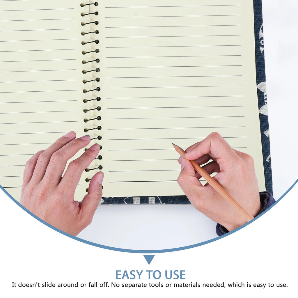 Blue Fabric Book Cover Protector – Reusable Cloth Sleeve for Hardcover Books, Diaries & Textbooks