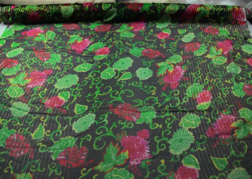 Floral Print Silk-Cotton Blend Fabric – 135cm Wide, 9-10mm | Dresses, Blouses & Luxury DIY Sewing