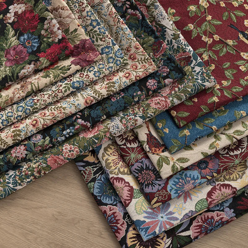 Monet Oil Painting Jacquard Fabric by the Meter | 146cm Wide | Home Décor & Sewing