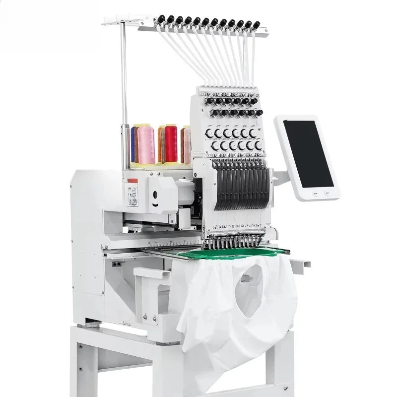 Single Head Multi-Needle Embroidery Machine | 350×230mm | Computer Controlled