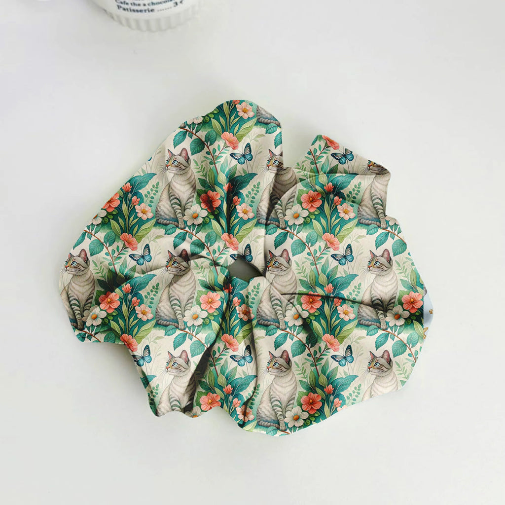 Butterfly & Cat Patchwork Quilting Fabric – 50×145cm Fat Quarter Cut
