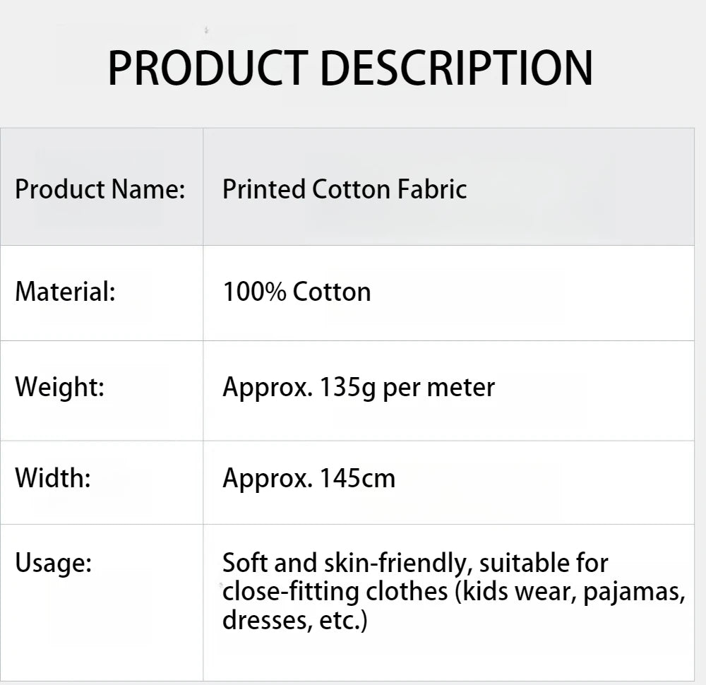 100% Cotton 60S Vintage Floral Print Fabric | Skin-Friendly | Sold by the Meter