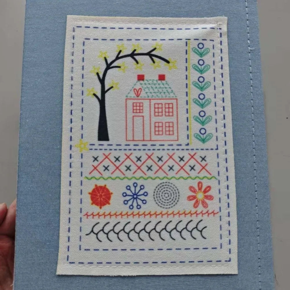 Embroidery Stitch Guide Book – Beginner-Friendly Canvas Reference | DIY Sewing & Needlework for Hobbyists