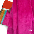 Tela de felpa de imitación de piel de 5 mm – Pelo suave, 45x50cm, 30 colores
