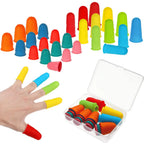 16 protectores de dedos de silicona para acolchar, coser y bordar