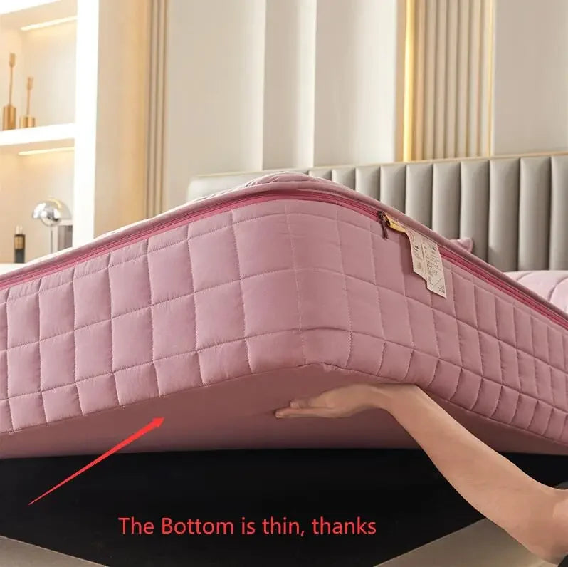 6-Sided Zippered Mattress Protector – Quilted, Multiple Sizes