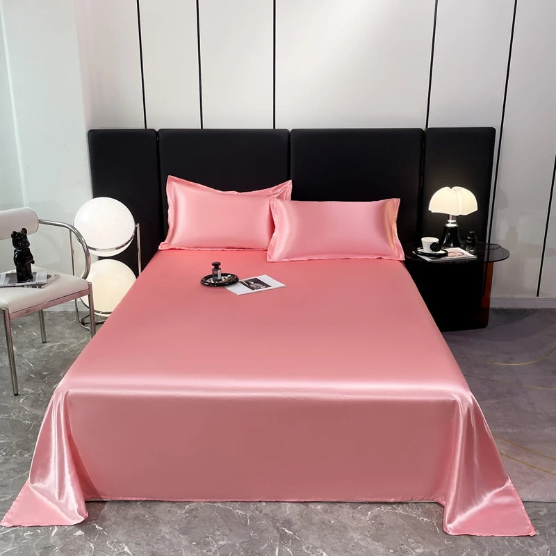 Polyester Flat Bed Sheets – 1-Piece or 3-Piece Sets