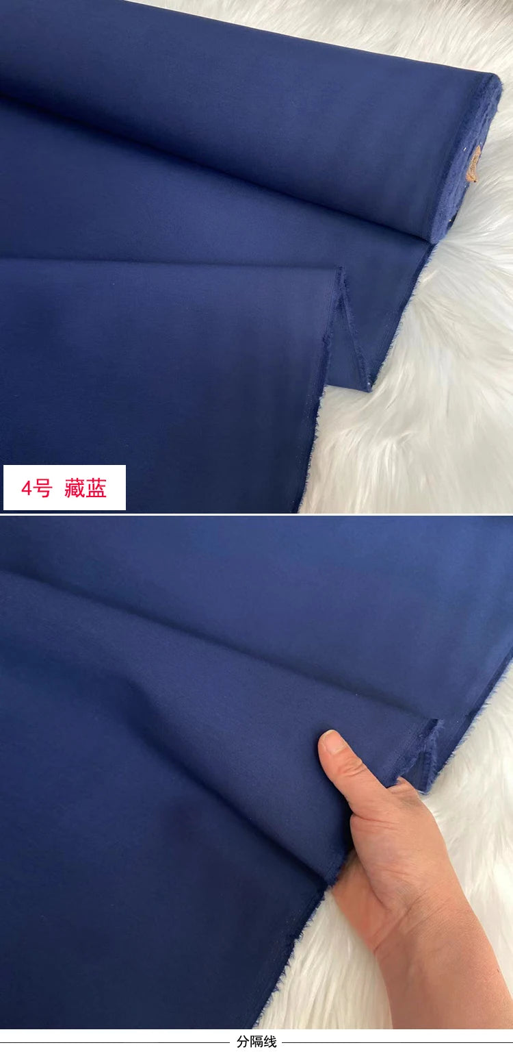 40 Momme Heavyweight Silk-Cotton Fabric – 45" Wide | 30% Mulberry Silk, 70% Cotton | Coats, Jackets & Suits