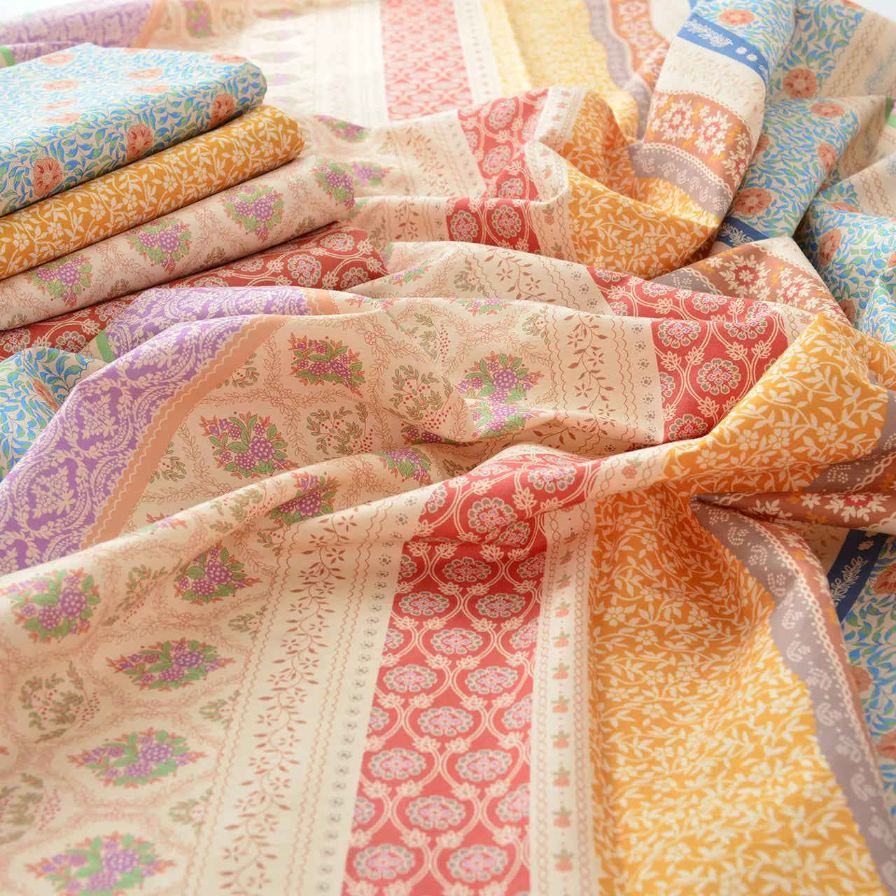 Ethnic & Boho Print 100% Cotton Fabric – 145cm Wide | Garments, Bags, Bedding & Home Décor