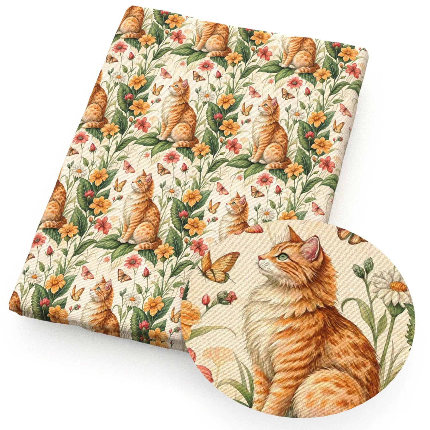 Fabric - 40 Precut Strips (6.35 X 49.78 cm) for Quilting And Sewing, 20 Floral Prints Assortment, 100% Material,