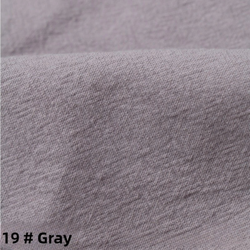 Cotton Linen Crepe Fabric – 137cm Wide | Skin-Texture Weave for Clothing, Curtains & Home Décor