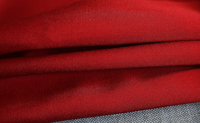 Mikado Satin Twill Fabric – Thick Poly-Cotton, 150cm Wide, Sold by the Meter – For Wedding Gowns, Formal Wear & Children's Clothing