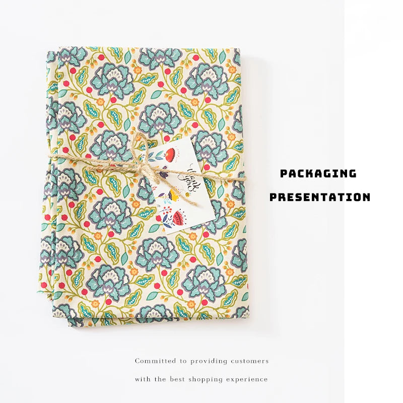 Fabric - 40 Precut Strips (6.35 X 49.78 cm) for Quilting And Sewing, 20 Floral Prints Assortment, 100% Material,
