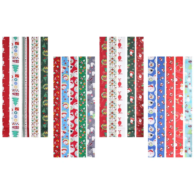 20-Pattern Pre-Cut Jelly Roll Fabric Strips for Quilting – 2.5" × 40" Cotton Strips