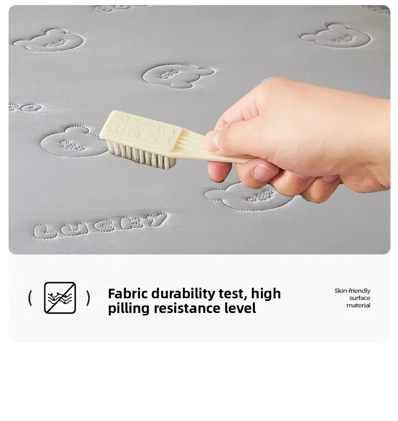 Ultrasonic Quilted Waterproof Mattress Protector – TPU, Anti-Mite, Baby-Safe, 6 Sizes