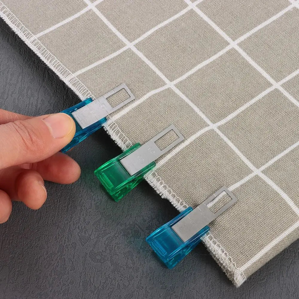 12 pinzas para coser y acolchar — Pinzas mágicas en forma de U con marcas de medición