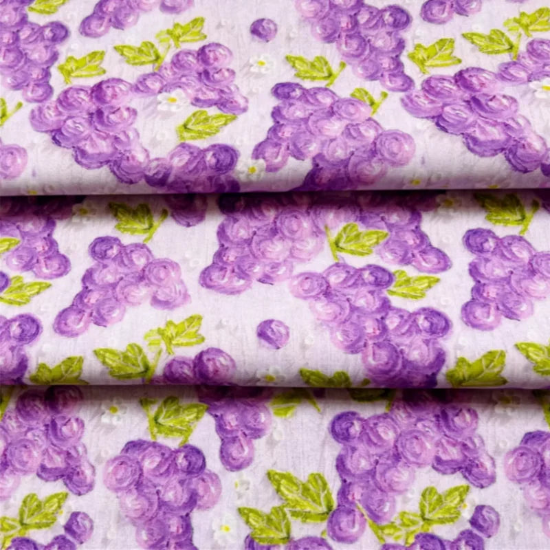 Strawberry & Watermelon Print 100% Cotton Fabric — 110cm Wide