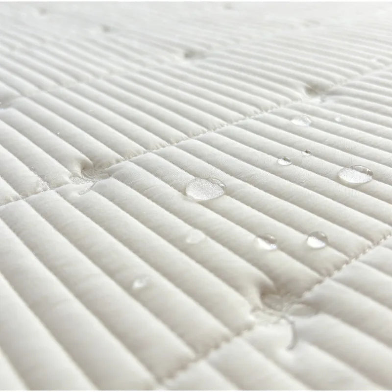 Waterproof Quilted Mattress Protector – 360° Deep Pocket, TPU Waterproof, Breathable Microfiber, Single to Super King