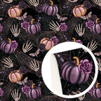 Tela estampada de Halloween y gótica novedosa – Cortada a pedido | 50×145cm (19.7"×57") | Satén, Algodón y Tejido de punto