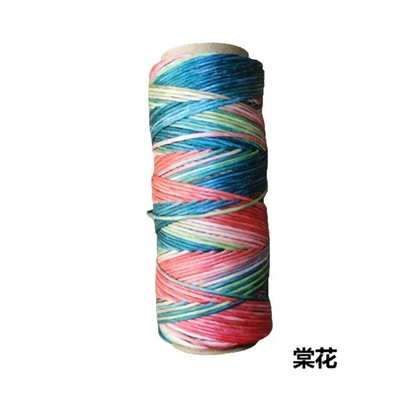 Hilo Redondo de Poliéster Encerado – 0.6mm, Carrete de 50m | 41 Colores | Macramé, Joyería y Marroquinería