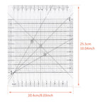 Slotted Acrylic Fabric Strip Cutting Ruler — Quilting & Patchwork Template