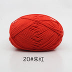Hilo de algodón con leche de 4 cabos – 80% algodón, 20% fibra de leche | ~90 m (~98 yd) por madeja | Tejido a mano y a crochet