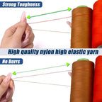 Hilo elástico de nailon para coser – 100D/2, 2743 m | Gran elasticidad