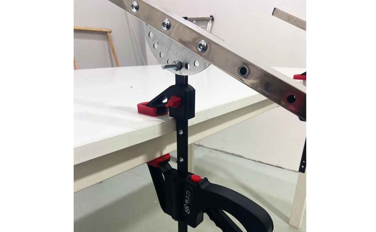 Soporte ajustable con abrazadera para bastidor de bordado y acolchado de mesa