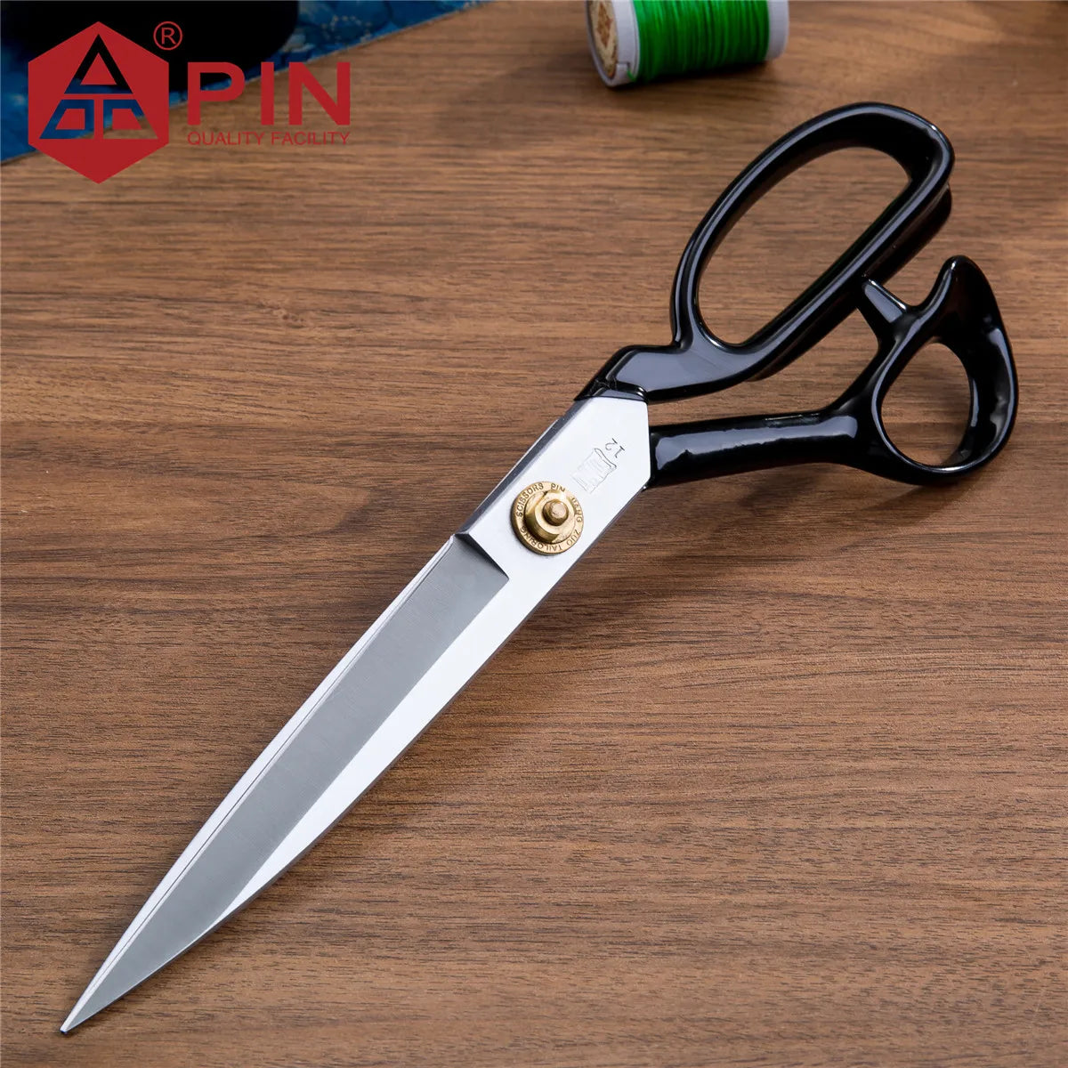 12-Inch Heavy-Duty Forged Stainless Steel Tailor Scissors – Professional Fabric Shears for Denim, Leather & Canvas