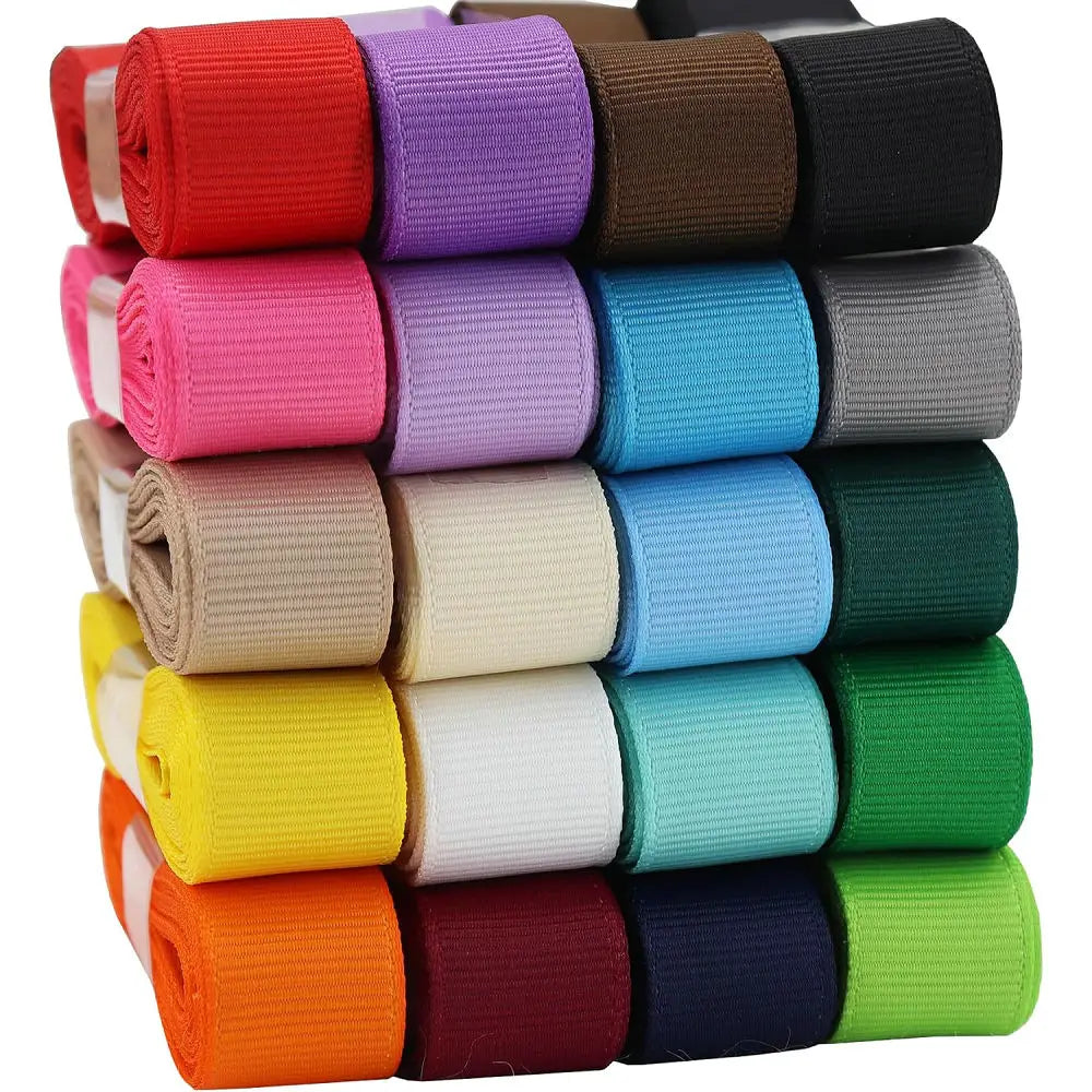 Solid-Color Polyester Ribbon – 10-Meter Roll