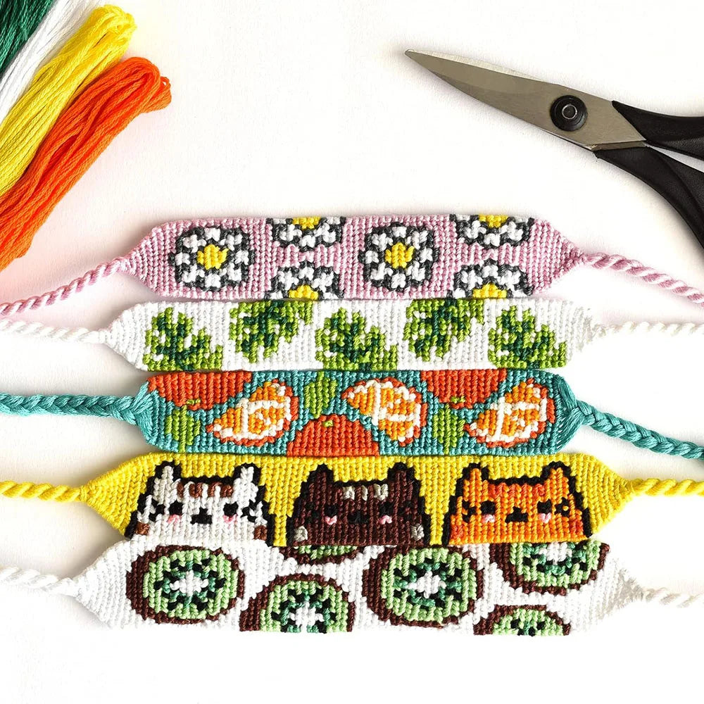 18 Colores Hilo de Bordar de Algodón – Kit de Hilos para Punto de Cruz | 8 Metros, 6 Cabos
