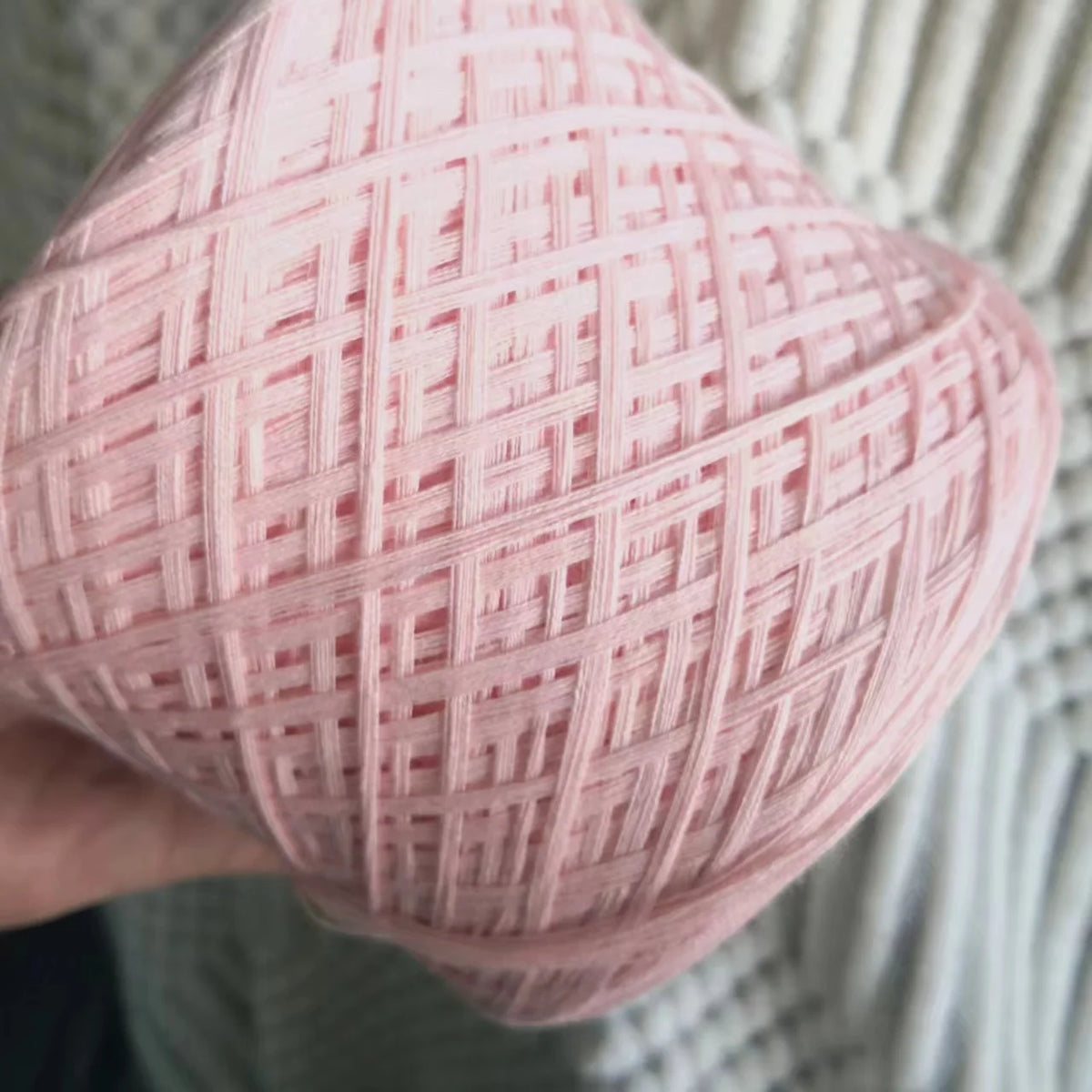 Cotton Yarn Thread for Knitting, Non-Bleached, Raw Algodon Line, Baby, Children's DIY, Handknitting, Scarf Sweaters, 500g/Ball