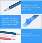 Water-Soluble Sewing Chalk Pencil with Brush Cap