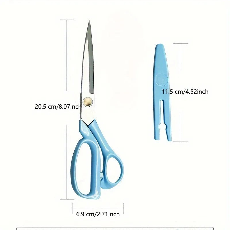 Tijeras Profesionales de Alta Resistencia para Tela - Cuchillas Afiladas de Acero Inoxidable, Mangos Ergonómicos para Sastrería, Manualidades y Uso de Oficina