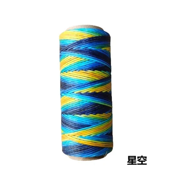 Round Waxed Polyester Thread – 0.6mm, 50m Spool | 41 Colors | Macramé, Jewelry Making & Leathercraft