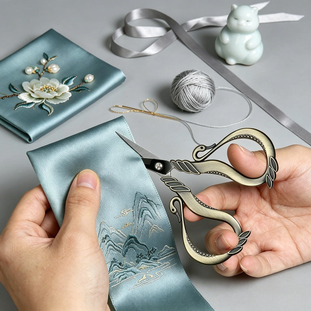 Delicate Embroidery Scissors | Stainless Steel Sewing & Craft Shears