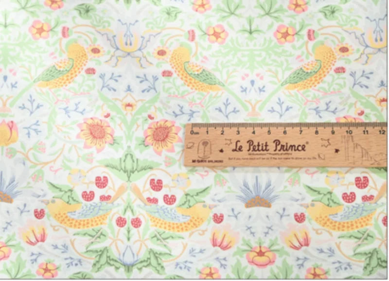 Fresh Floral Print 100% Cotton Canvas Fabric – 110cm Wide | Bags, Pillows, Quilting & Home Décor