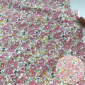 Fabric - 40 Precut Strips (6.35 X 49.78 cm) for Quilting And Sewing, 20 Floral Prints Assortment, 100% Material,