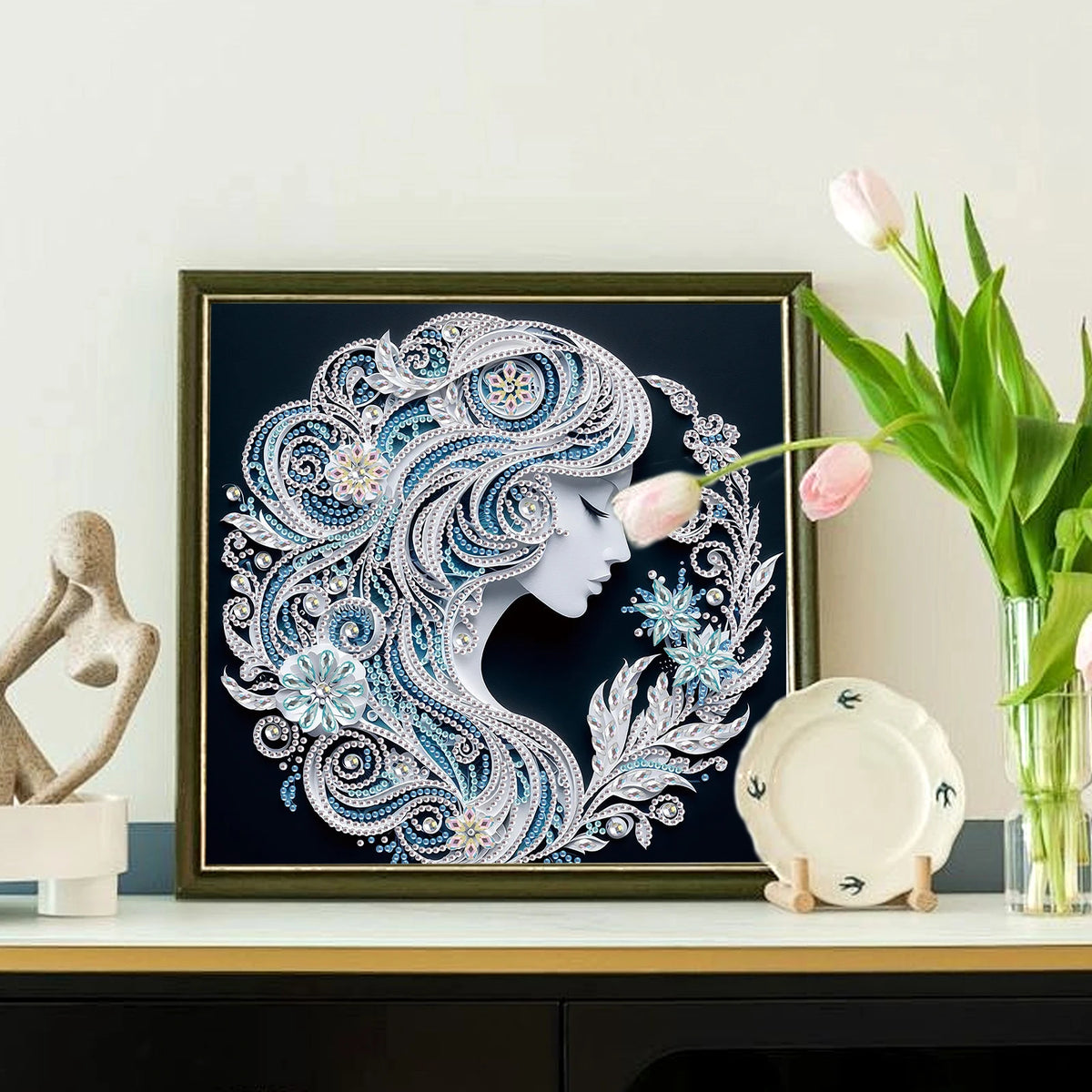 Special Shape Diamond Art Painting Kit – DIY 5D Crystal Mosaic | 30x30cm | Home Wall Décor & Gift