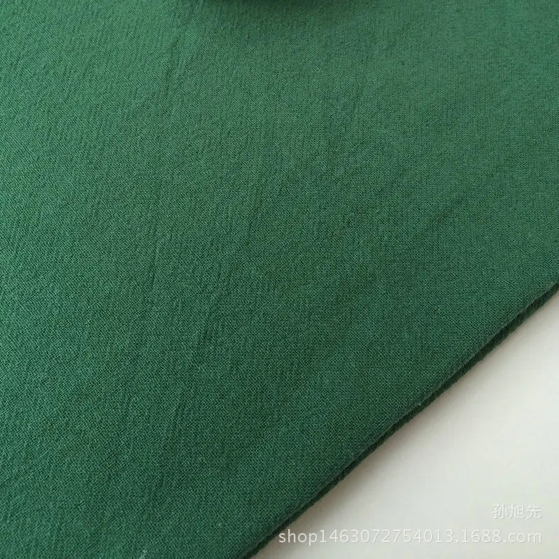 Cotton Linen Crepe Fabric – 137cm Wide | Skin-Texture Weave for Clothing, Curtains & Home Décor