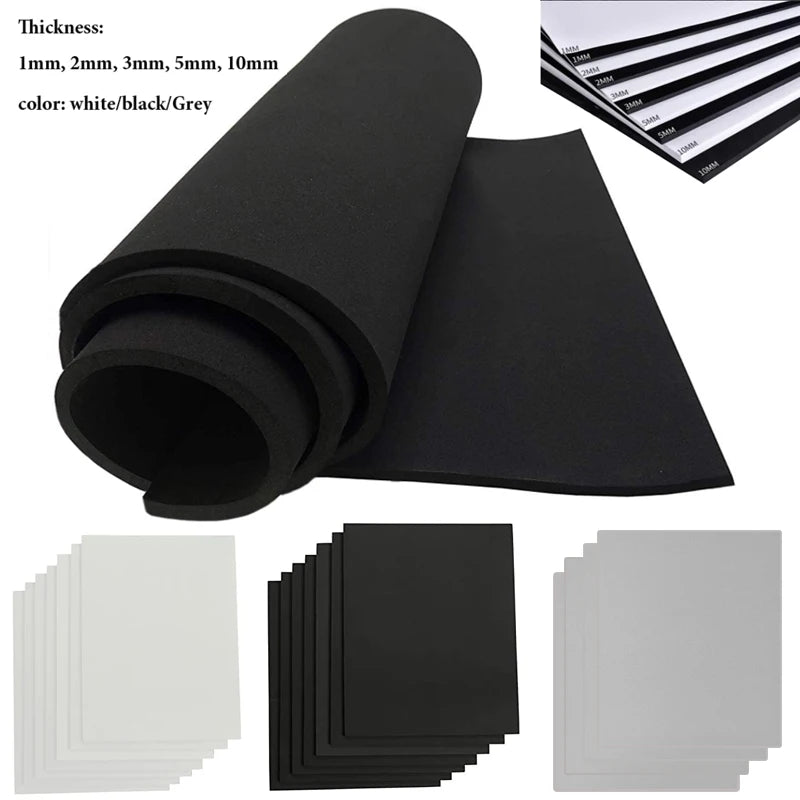 EVA Foam Sheets | 1mm–10mm Thickness | Craft, DIY & Model Making Material