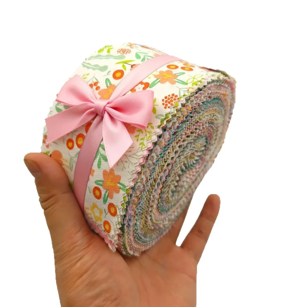 100 Jelly Roll Fabric Strips – 2.5" x 19.7" | Precut Quilting Bundle for Strip Binding & DIY Crafts