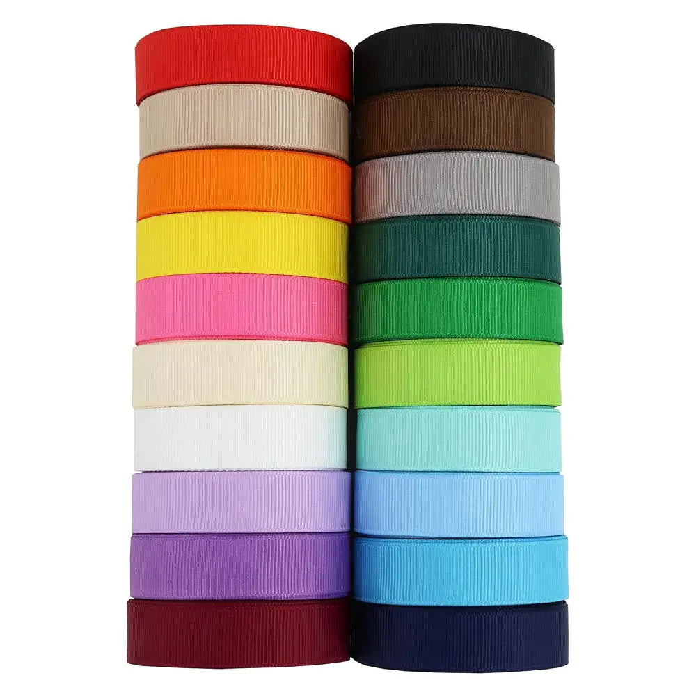 Solid-Color Polyester Ribbon – 10-Meter Roll