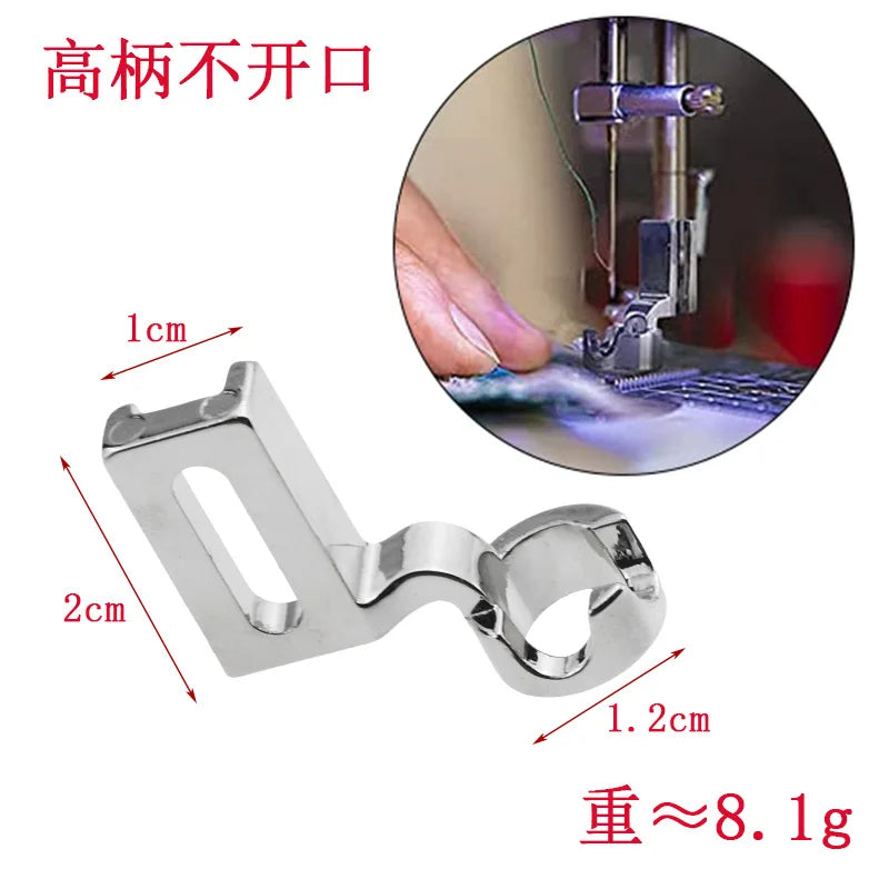 MOONBIFFY Stainless Steel Low Shank Ruler Presser Foot – Free Motion Quilting Foot for Singer, Brother, Janome & More