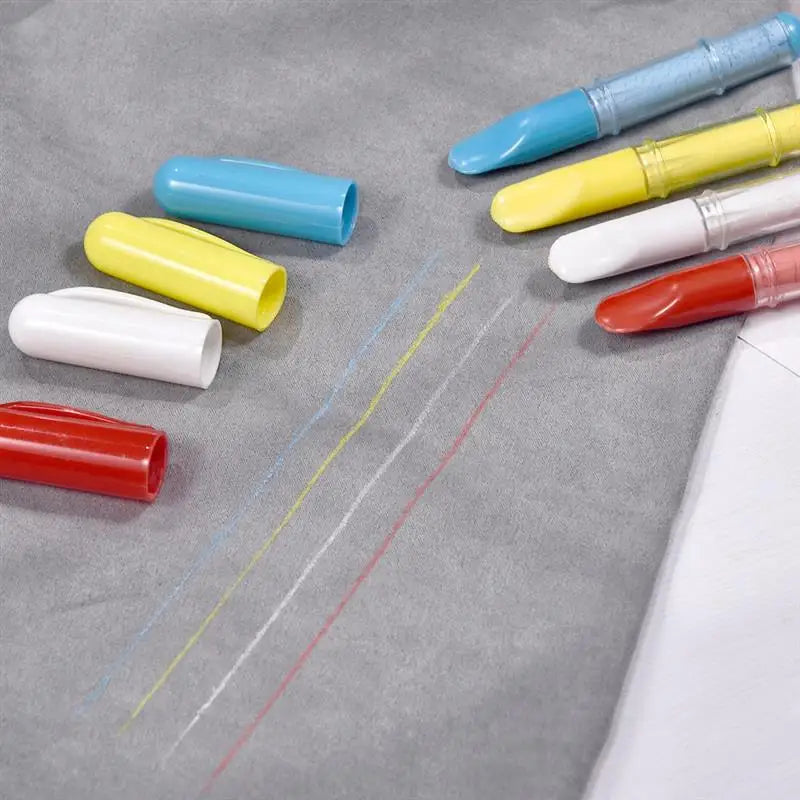 Pen-Shaped Chalk Fabric Marking Pencils – Erasable Tailor Chalk for Sewing, Quilting & Patchwork