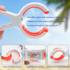Pinzas de playa/para acolchar – Pinzas de ropa de plástico grandes, resistentes al viento y reutilizables para mantas, toallas y telas