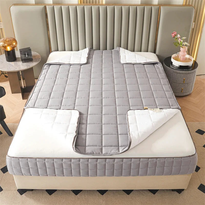 6-Sided Zippered Mattress Protector – Quilted, Multiple Sizes