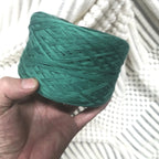 Cotton Yarn Thread for Knitting, Non-Bleached, Raw Algodon Line, Baby, Children's DIY, Handknitting, Scarf Sweaters, 500g/Ball