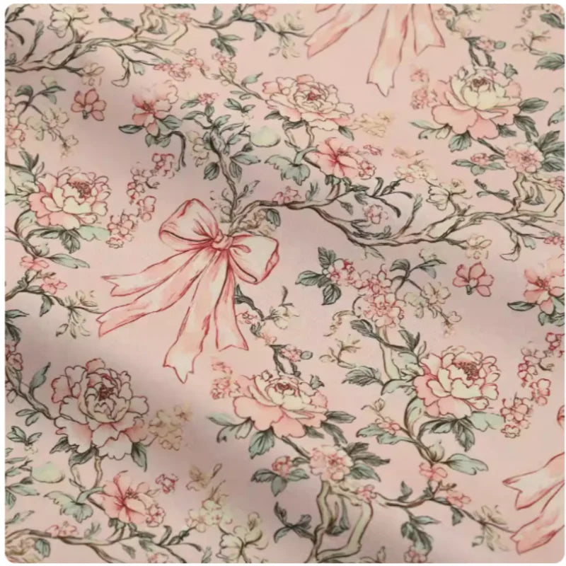 Fabric - 40 Precut Strips (6.35 X 49.78 cm) for Quilting And Sewing, 20 Floral Prints Assortment, 100% Material,