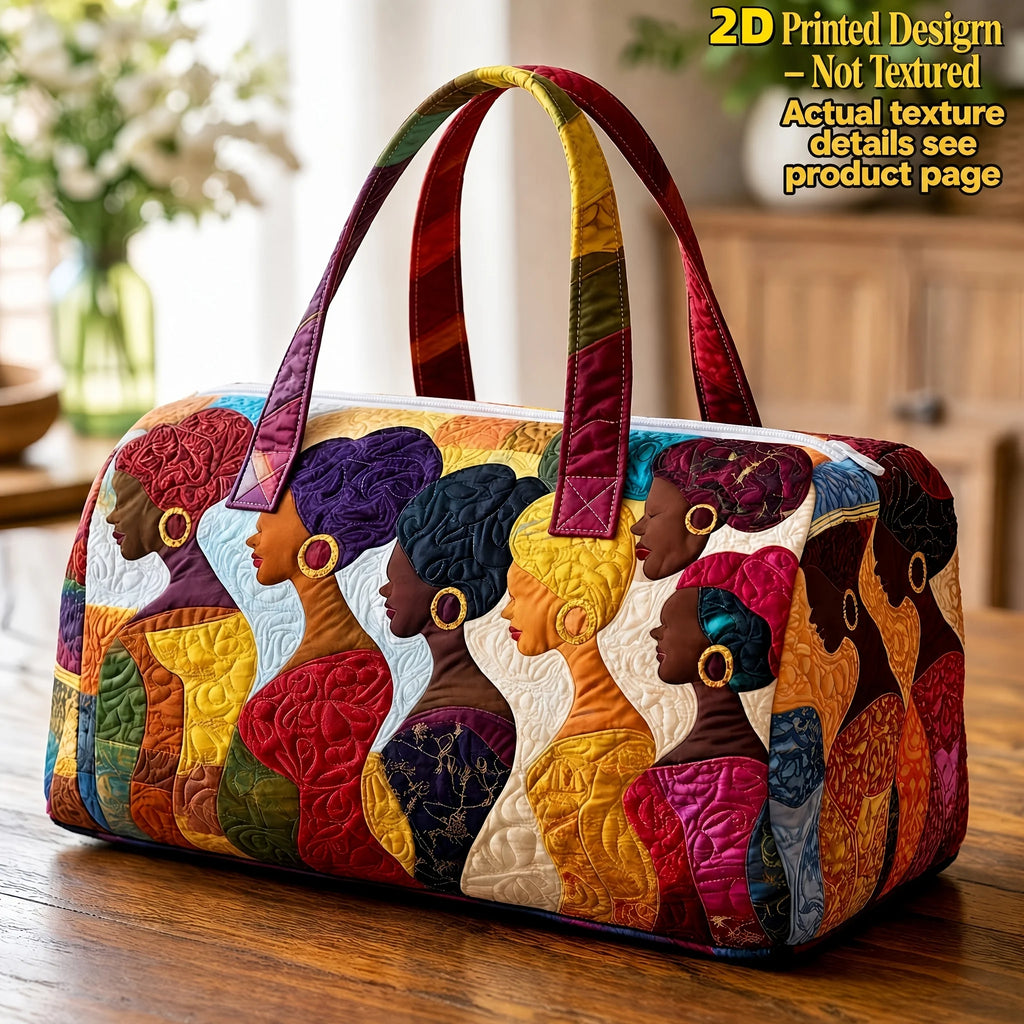 African Print Duffle Bag – Weekend Travel & Gym Bag